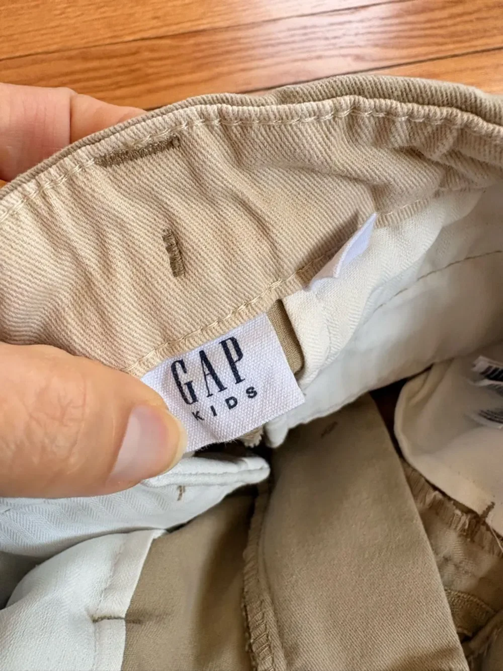 GAP Boys Tan Slim Straight Chinos